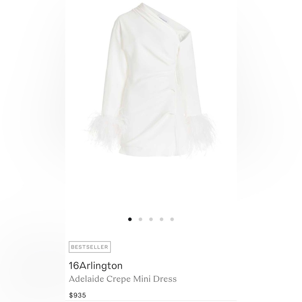 16Arlington Adelaide Crepe Mini Dress White
Size Uk 8 / US 4
